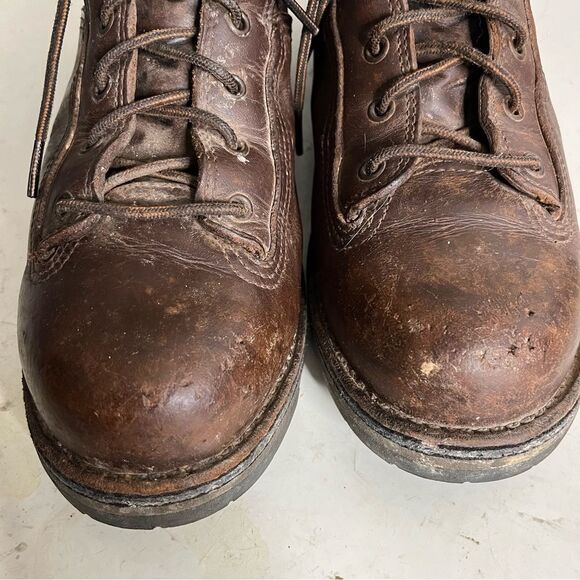 DANNER Pursuit Excel Mens Boots Gore Tex Brown Leather Work Boot Size 11.5 - Picture 9 of 10